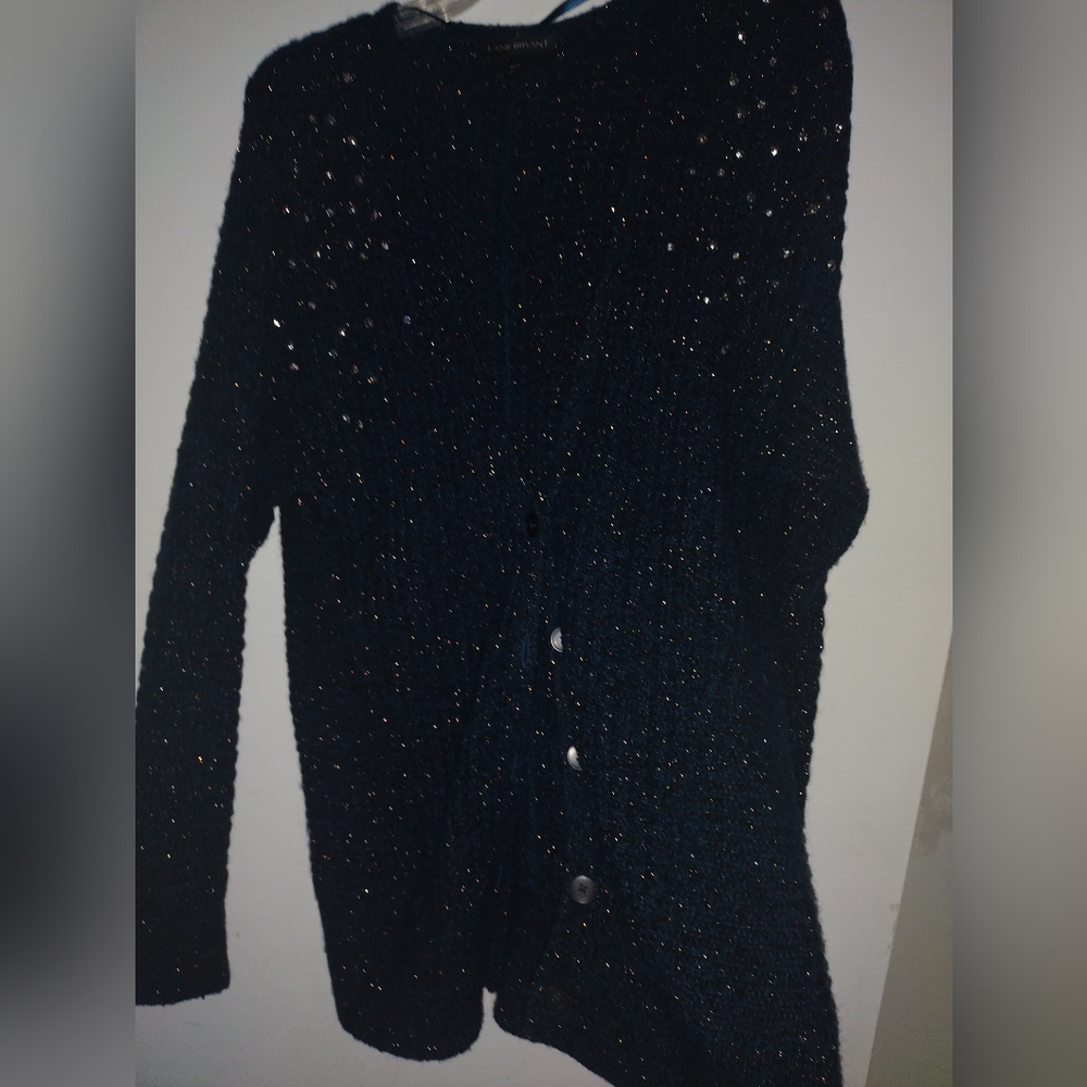 Lane Bryant Sparkling Blue Cardigan